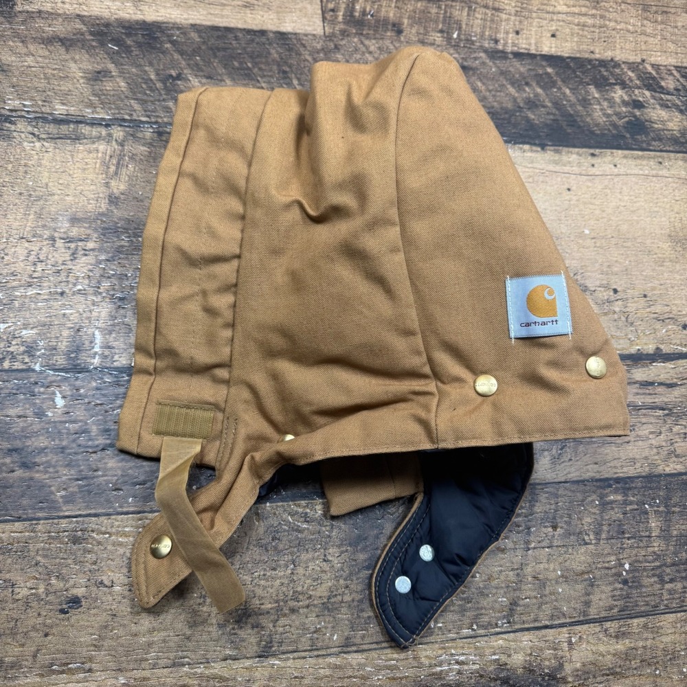 Carhartt‎ A02 Ben removable Insulated Hood Brown Workwear Cotton Nylon